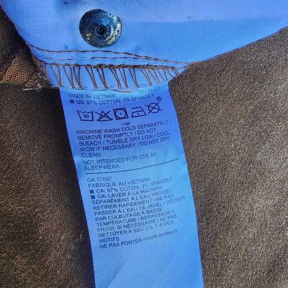 Brown Corduroy Pants with Straight-Leg Cut - Picture 8 of 11